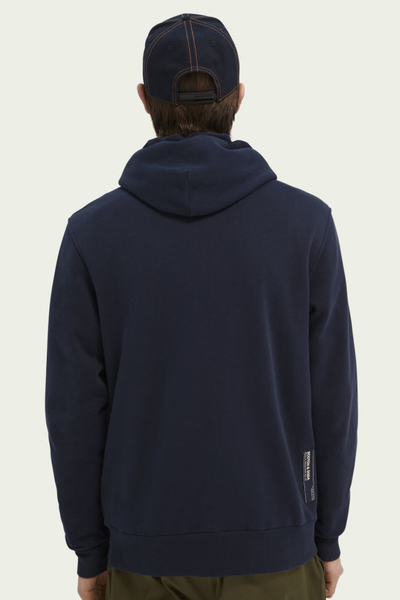 Zip plavi hoodie W21