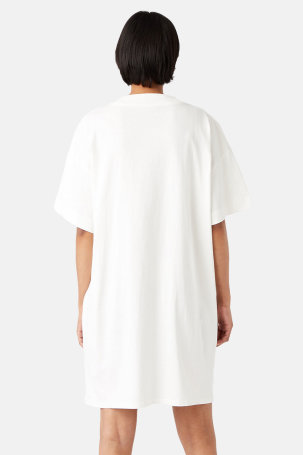 Haljina slim tee dress bijela SS22