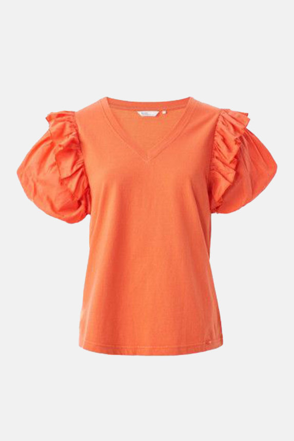 Majica puff rukavi narančasta SS22