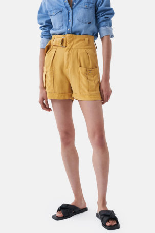 Kratke hlače liocel žute SS22