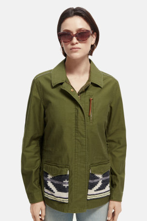 Prijelazna zelena zip jakna F22
